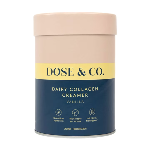 Dose & Co Dairy Collagen Creamer Vanilla 340g