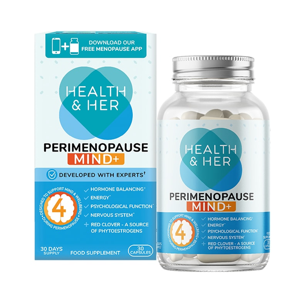 Health & Her Perimenopause Mind+ Multi Nutrient Supplement 30 Capsules