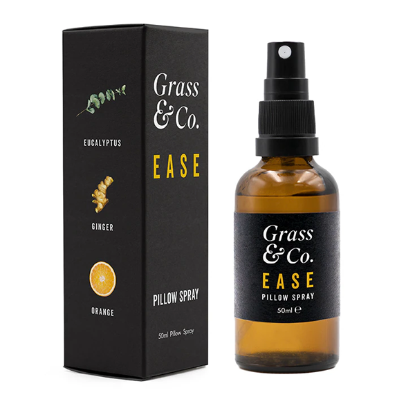 Grass & Co EASE Pillow Spray with Eucalyptus, Ginger & Orange 50ml