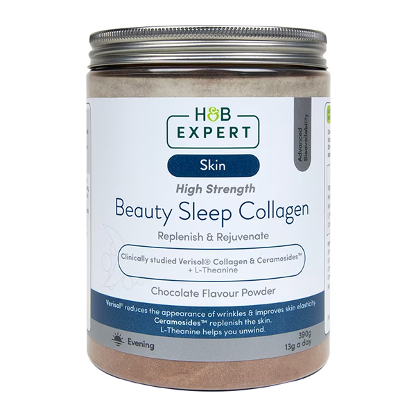 Holland and Barrett Expert Beauty Sleep Collagen Chocolate 306g