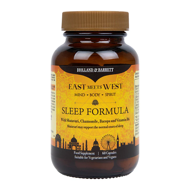 Holland & Barrett East Meets West Sleep Formula 60 Capsules