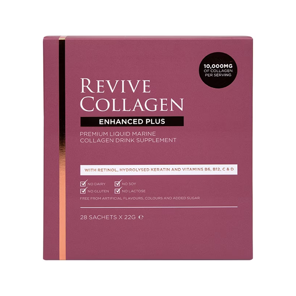 Revive Collagen Enhanced Plus Premium Liquid Marine Collagen Drink 10,000mgs 28 Sachets