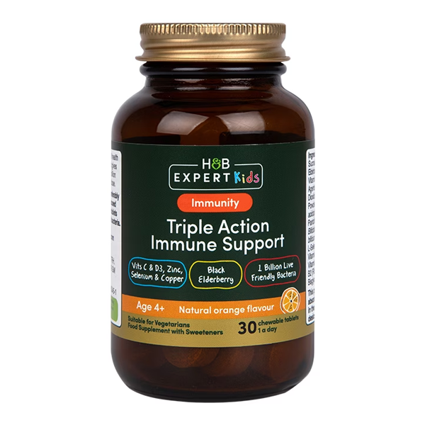 H&B Expert Kids Triple Action Immunity Support 30 Chewables