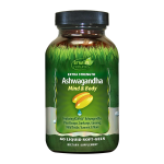 Irwin Naturals Extra Strength Ashwagandha Adaptogenic Mind and Body 60 Liquid Softgels