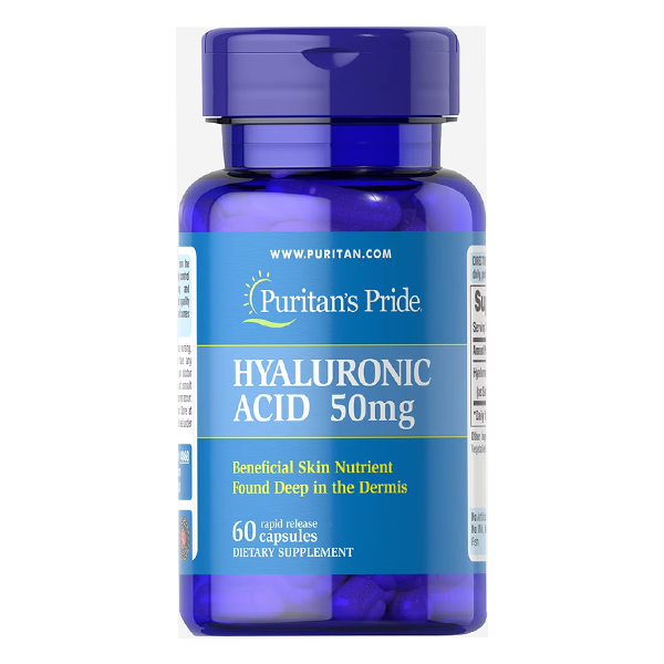 Puritan's Pride Hyaluronic Acid 50mg 60 Capsules