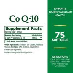 Nature's Bounty CoQ10 Supports Heart Health 100mg 75 Softgels - Image 2