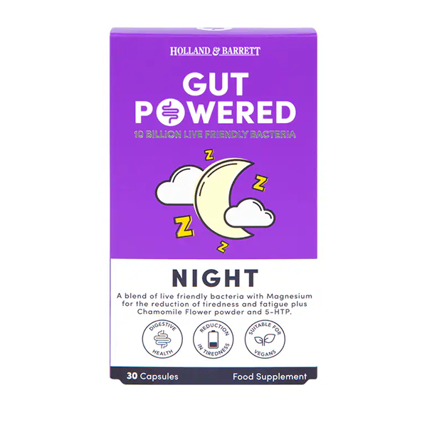 Holland & Barrett Gut Powered Night 30 Capsules
