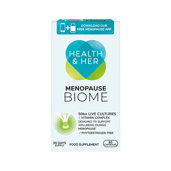 Health & Her Menopause Biome Food Supplement 60 Capsules