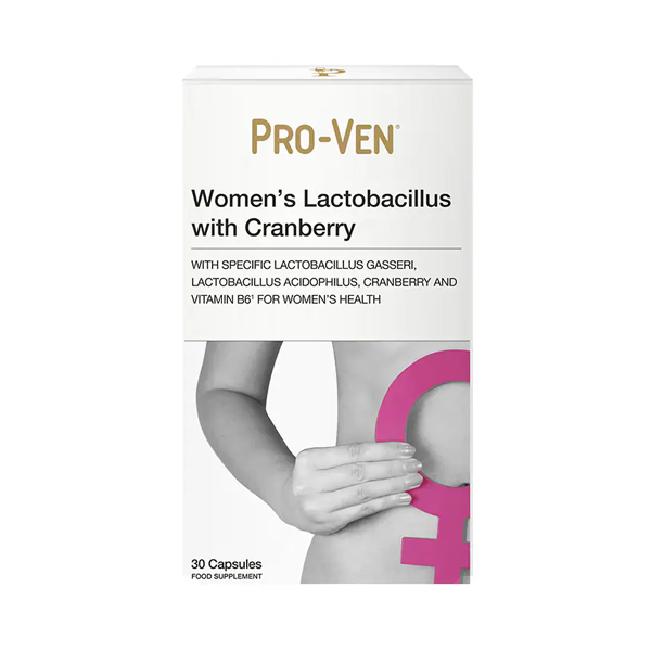 Pro-Ven Women’s Lactobacillus With Cranberry 30 Capsules