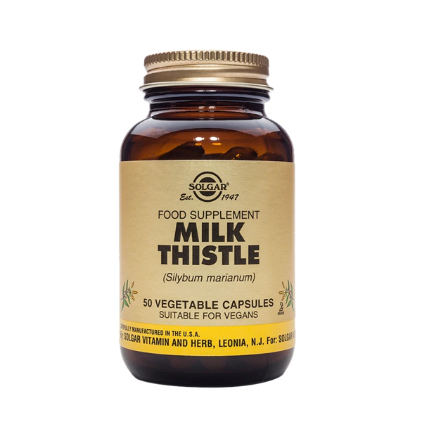 Solgar Milk Thistle 50 Vegetable Capsules