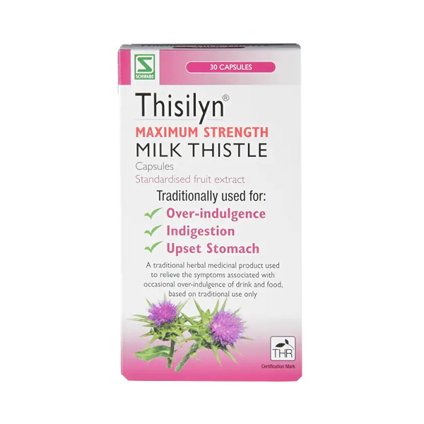 Schwabe Pharma Thisilyn Maxiumum Strength Milk Thistle 30 Capsules