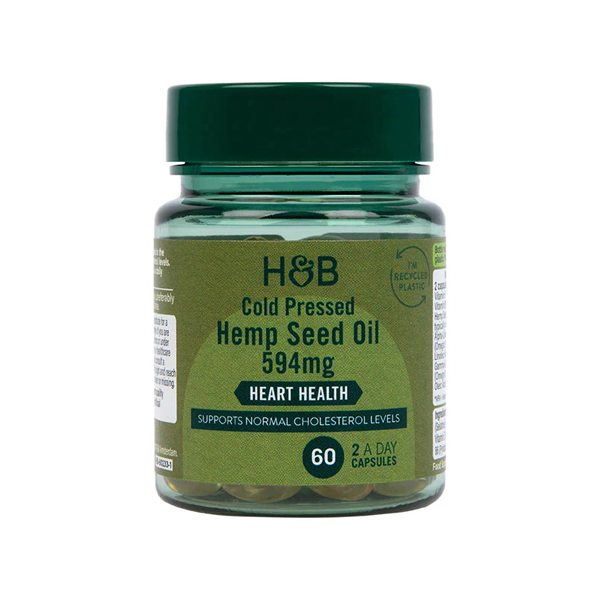 Holland & Barrett Hemp Seed Oil 60 Capsules
