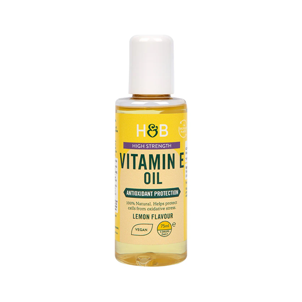 Holland & Barrett High Strength Vitamin E Oil Lemon Flavour 75ml