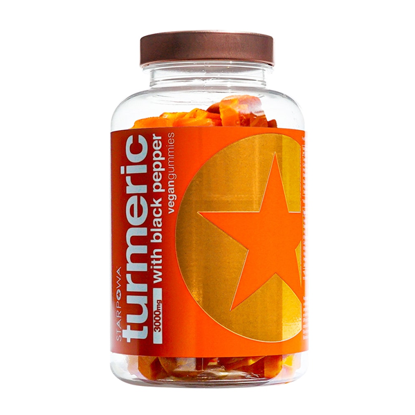 Starpowa Turmeric 3000mg with Black Pepper 60 Vegan Gummies