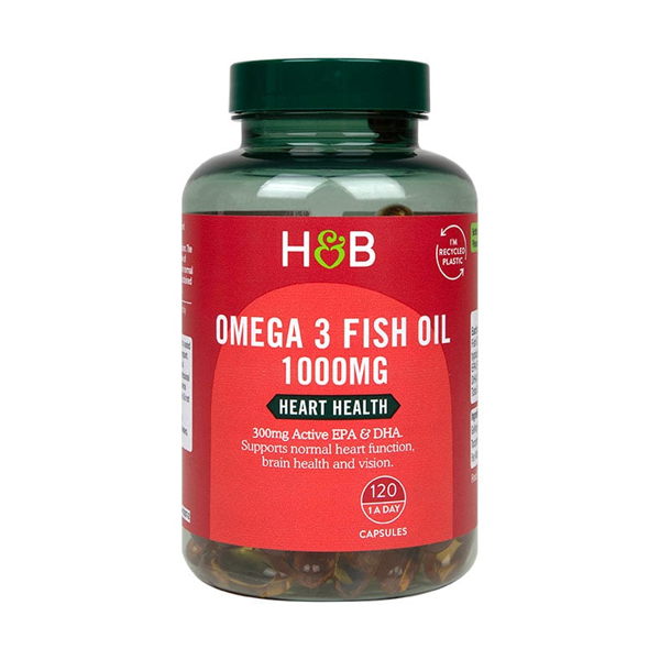 Holland & Barrett Omega 3 Fish Oil 1000mg 120 Capsules