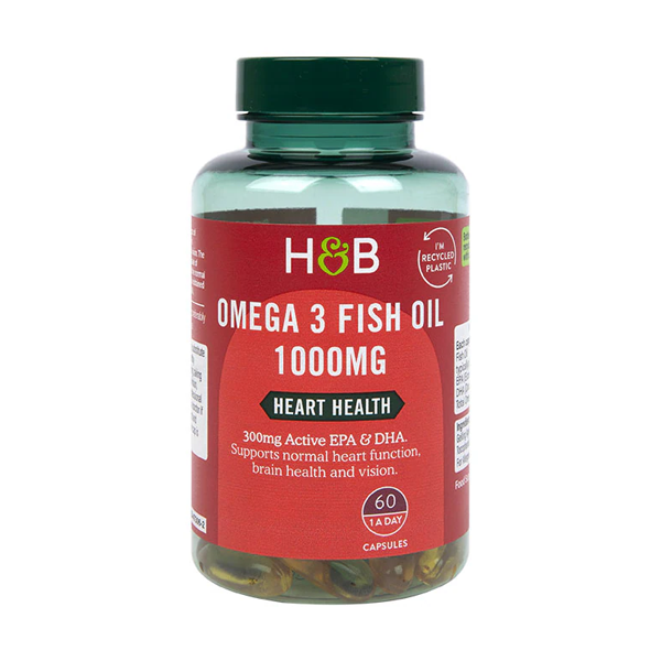 Holland & Barrett Omega 3 Fish Oil 1000mg 60 Capsules