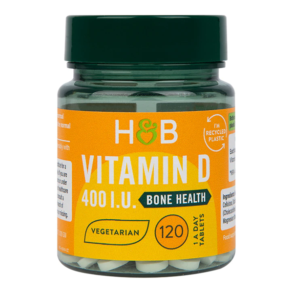 Holland & Barrett Vitamin D3 400 I.U. 10ug 120 Tablets