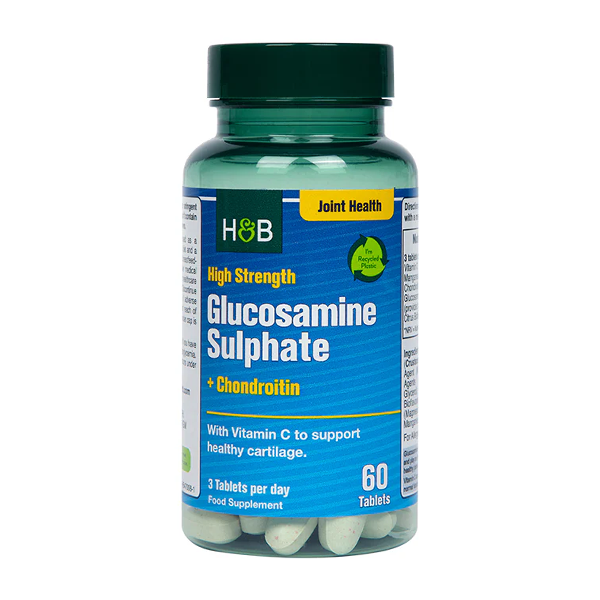 Holland & Barrett High Strength Glucosamine Sulphate & Chondroitin 60 Tablets