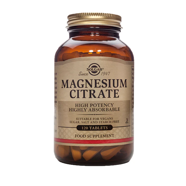 Solgar Magnesium Citrate 120 Tablets
