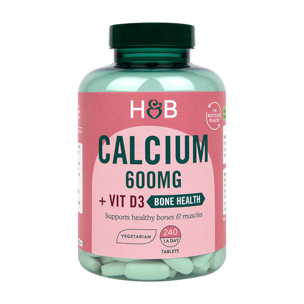 Holland & Barrett Calcium 600mg & Vit D 240 Tablets