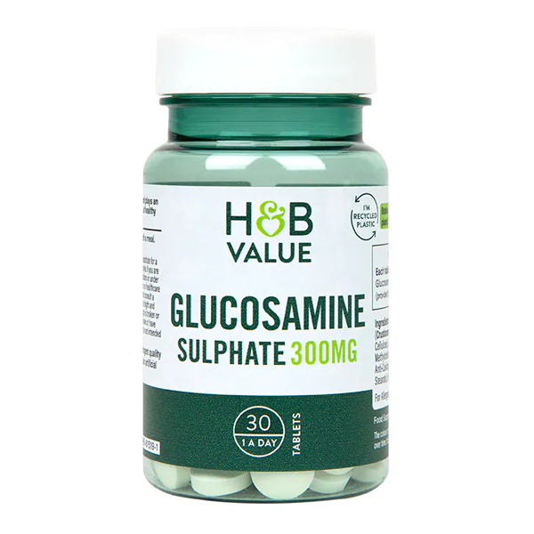 H&B Value Glucosamine Sulphate 300mg 30 Tablets