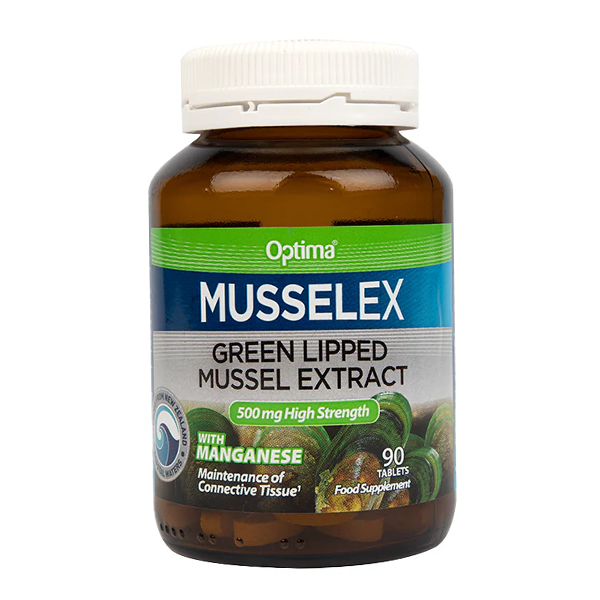 Optima Healthcare Musselflex Green Lipped Mussel Extract 90 Tablets