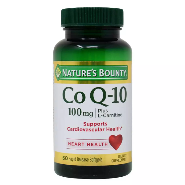Nature’s Bounty CoQ10 Supports Heart Health 100mg 60 Softgels