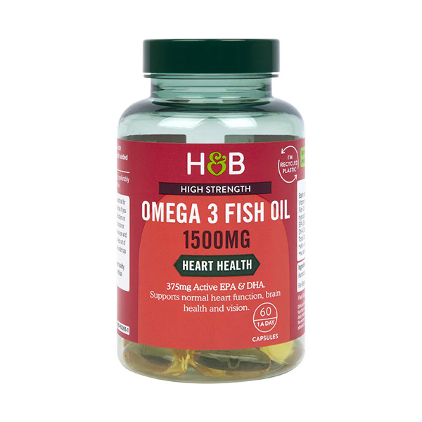 Holland & Barrett Omega 3 Fish Oil 1500mg 60 Capsules
