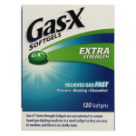 Gas-X Extra Strength Antigas Simethicone 120 Softgels