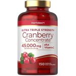Horbaach 45000mg Cranberry Vitamin C 150 Capsules