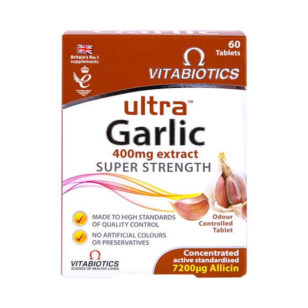 Vitabiotics Ultra Garlic 60 Tablets