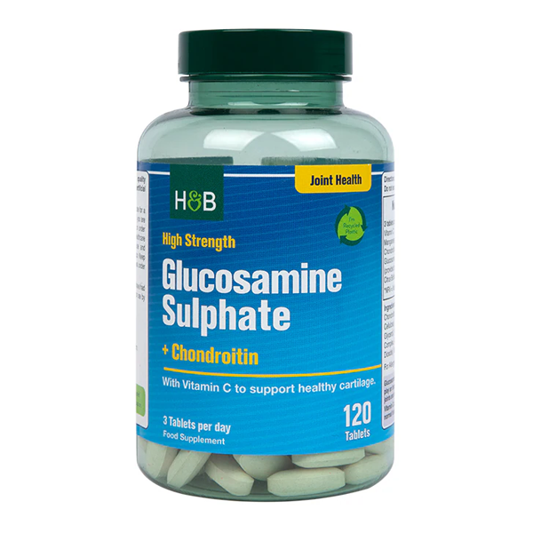 Holland & Barrett High Strength Glucosamine Sulphate & Chondroitin 120 Tablets
