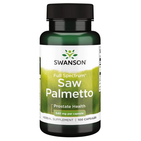 Swanson Full Spectrum Saw Palmetto 540 mg 100 Capsules (USA)