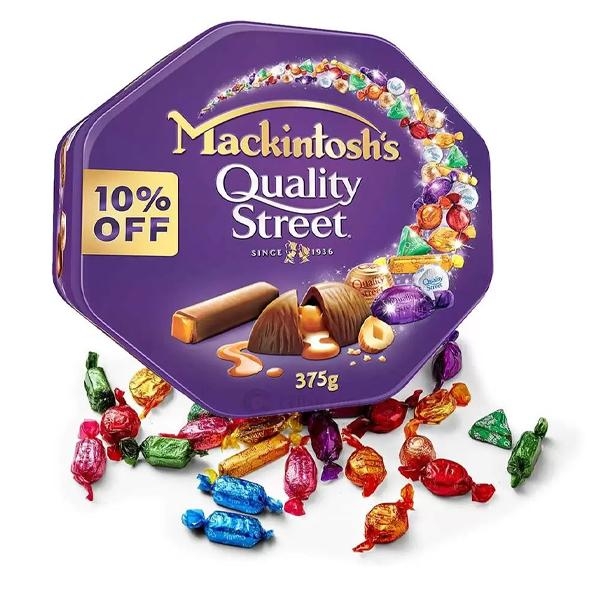 Nestle Mackintosh's Quality Street Chocolate Tin 375g
