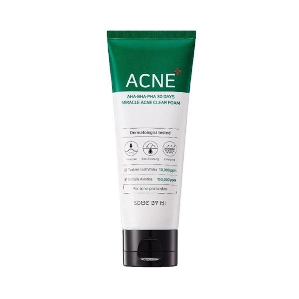 SOME BY MI AHA.BHA.PHA 30 Days Miracle Acne Clear Foam 100ml