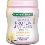 Nature's Bounty Optimal Solutions Protein Powder With Collagen and Vanilla 453g