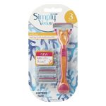 Gillette Simply Venus Razor + 4 Cartridges