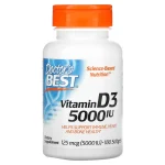 Doctor’s Best Vitamin D3 125 mcg (5,000 IU) 180 Softgels
