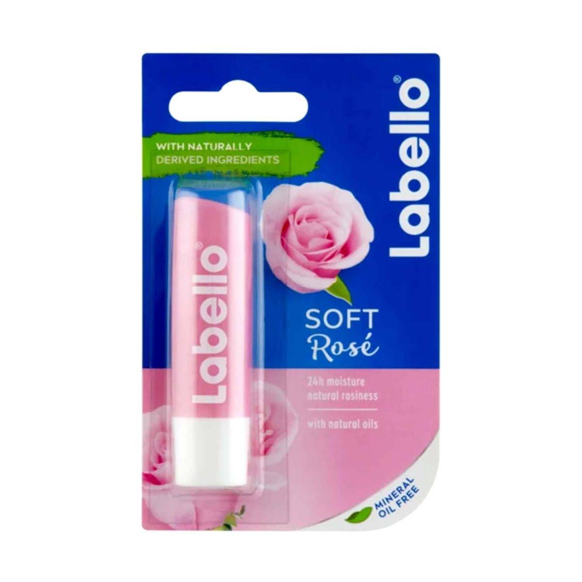 Labello Soft Rose Lip Balm 4.8g - Image 1