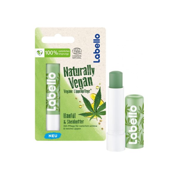 Labello Naturally Vegan Hamp Oil & Shea Butter Lip Balm 5.2ml