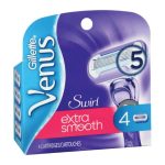Gillette Venus Womens Swirl Extra Smooth 4 Cartridges