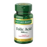 Nature’s Bounty Folic Acid 800mcg 250 Tablets