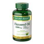Nature’s Bounty Flaxseed Oil 1200mg 125 Softgels
