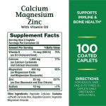 Nature’s Bounty Calcium Magnesium Zinc 100 Caplets - Image 2