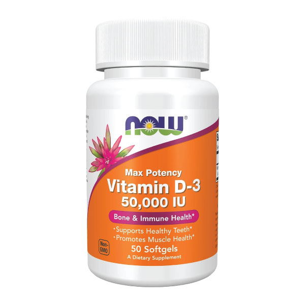 Now Foods Vitamin D-3 50,000 IU 50 Softgels