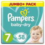 Pampers Baby-Dry 7 Pants 58 Pcs