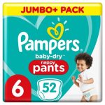Pampers Baby Diaper 6 Nappy Pants 52 Pcs