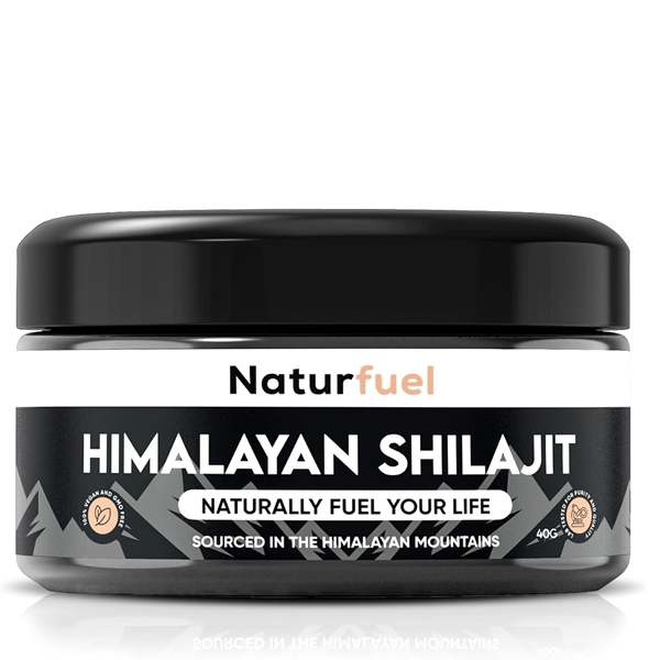 Shilajit Organic Resin | Pure 100% Authentic Himalayan Origin | High Fulvic Acid Content | 85+ Minerals | Boosts Immunity & Energy Vegan | 40g (1 Pack)