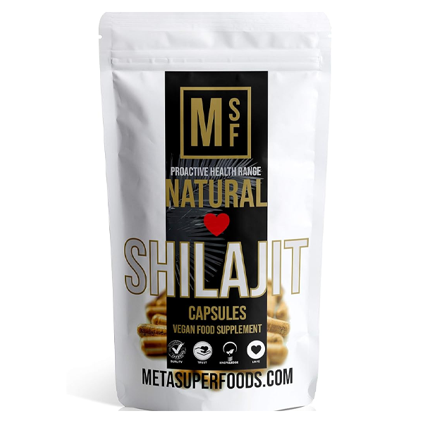 SHILAJIT | 60 Capsules | 1000mg Per Capsule | HIGH Potency | Premium Quality | Vegan | NO FILLERS NO Binders | Non GMO | Made in UK