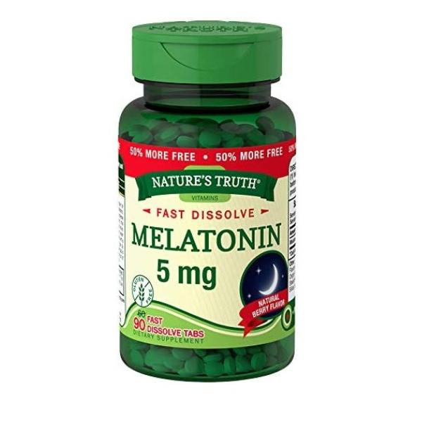 Nature’s Truth Melatonin 5mg Berry Flavor 90 tablets